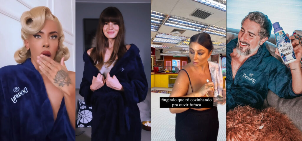 DOWNY NO BBB COM INFLUENCIADORES CAMILA QUEIROZ, BIANCA DELLAFANCY, MARCOS MION, LETTICIA MUNIZ E MAIS